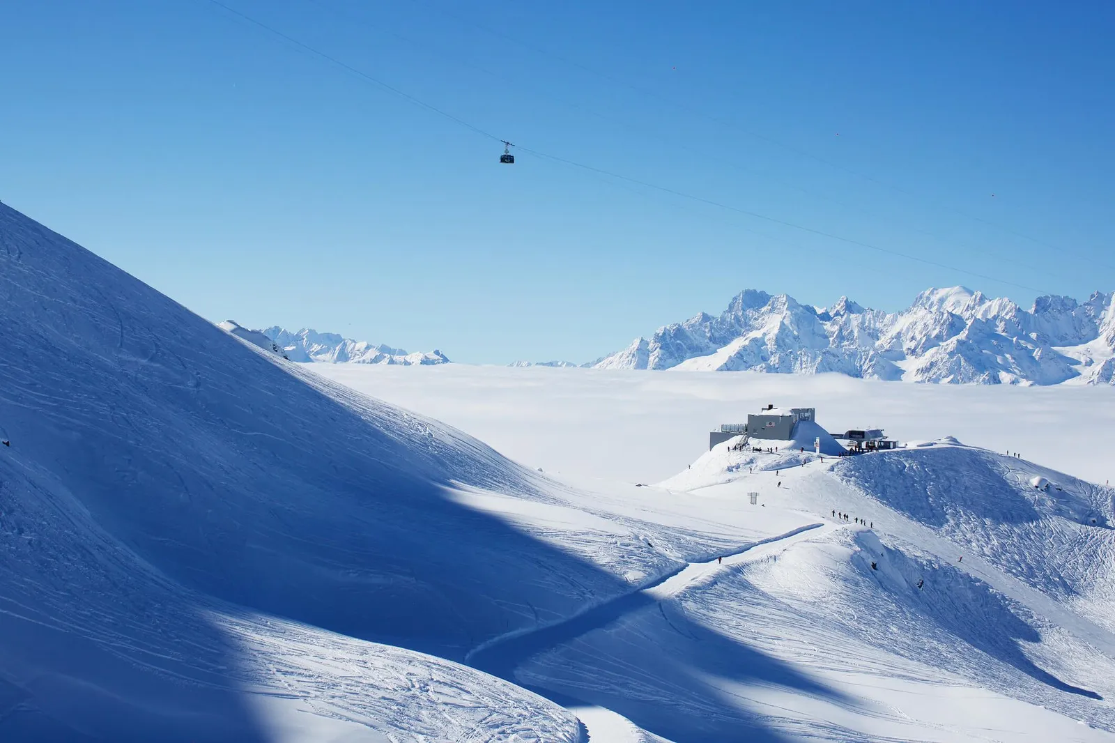 De vijf grootste skigebieden van Zwitersland