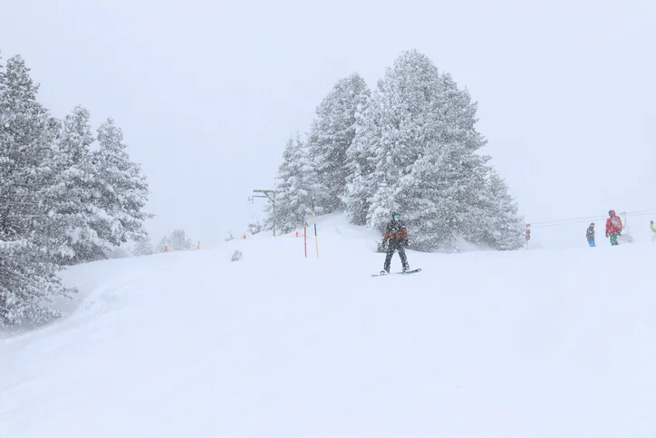 Polaire lucht brengt tot 50 cm sneeuw naar de Alpen